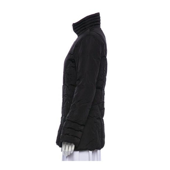 MONCLER Women's Black Quilted Down Puffer Long Jacket Size 1/US S - Picture 2 of 16